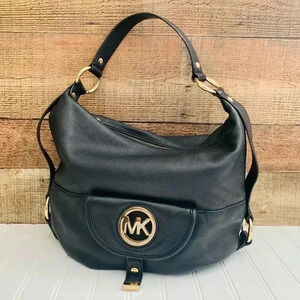 Michael Kors Fulton Large Leather Shoulder Purse